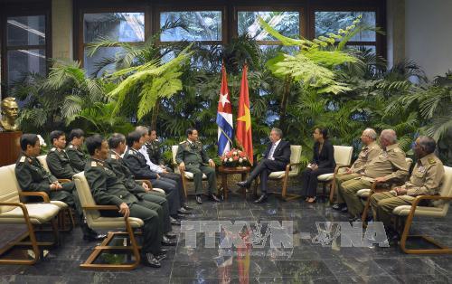 Thắt chặt quan hệ hợp tác giữa quân đội Việt Nam và Cuba